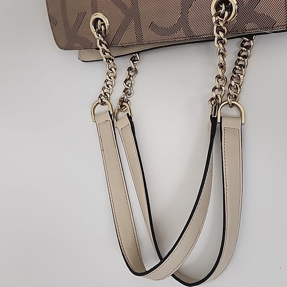 Calvin Klein Hayden Monogram Chain Satchel - Picture 9 of 12